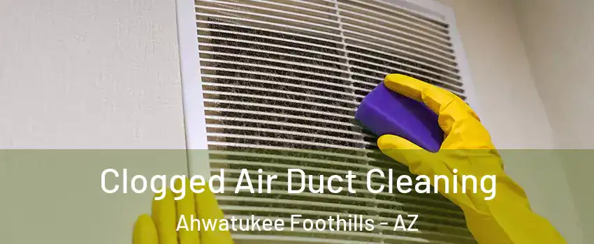 Clogged Air Duct Cleaning Ahwatukee Foothills - AZ