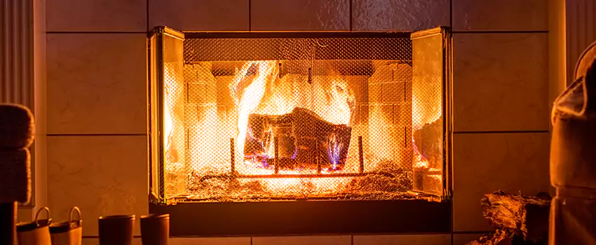 Mendota Hearth Landscape Fireplace Installation in North Mountain, Arizona