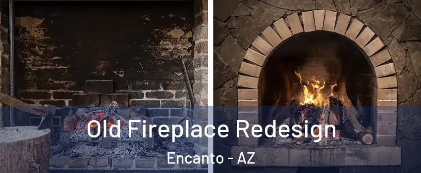 Old Fireplace Redesign Encanto - AZ